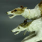 Antique Running Greyhounds Dogs Original Porcelain Figurine Art Sculpture Decor #Ru539