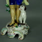 Antique Versailles Man Woman porcelain Figurine Samson France Art Decor #Ru90