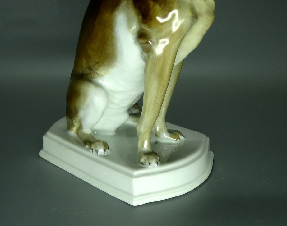 Antique Porcelain Sheep Dog Figure Meissen Germany Art Home Decor Sculpture #H8
