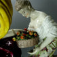 Antique Large Greek Fig Tree Porcelain Figurine Original Volkstedt Art Sculpture #Ru209