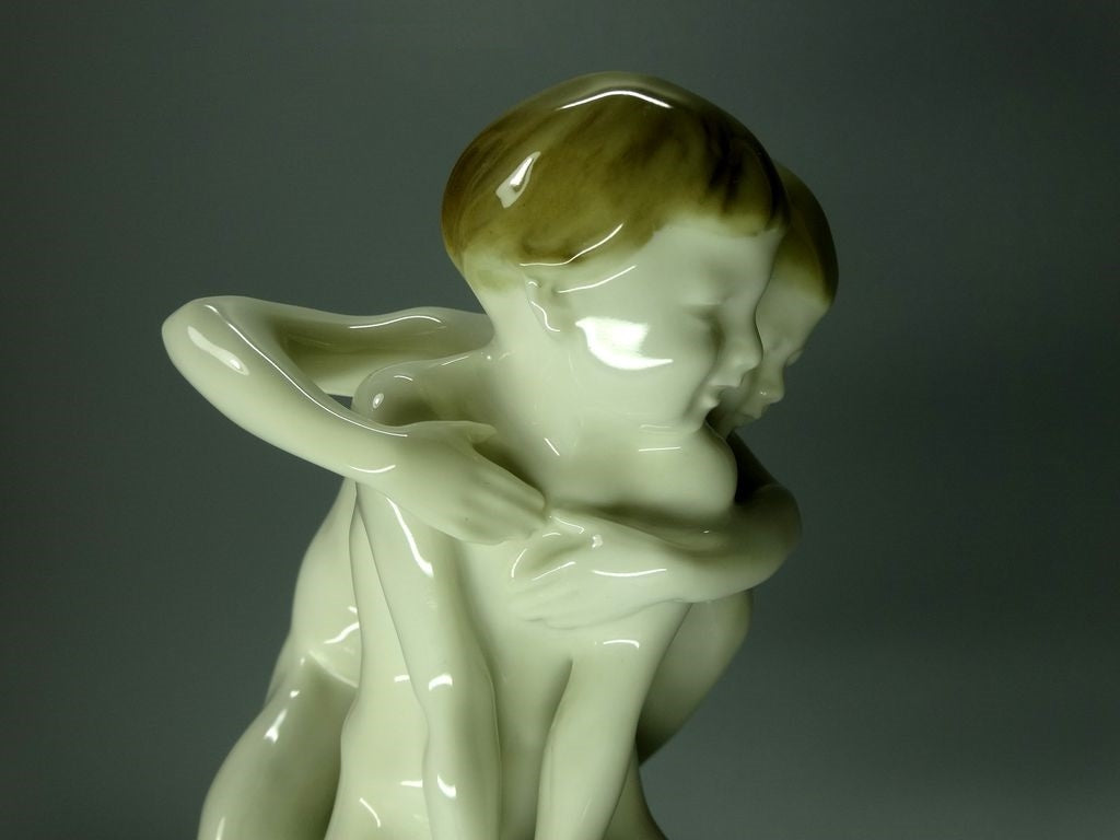 Vintage Funny Journey Porcelain Figure Original Hutschenreuther Art Statue Decor #Ru620