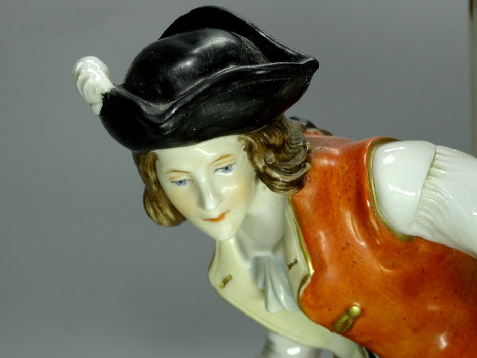 Vintage Lady Carriage Porcelain Figurine Original Kister Alsbach Art Sculpture Decor #Ru770