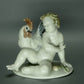 Vintage Putti With A Rooster Porcelain Figurine Original Rosenthal Art Sculpture #Ru385