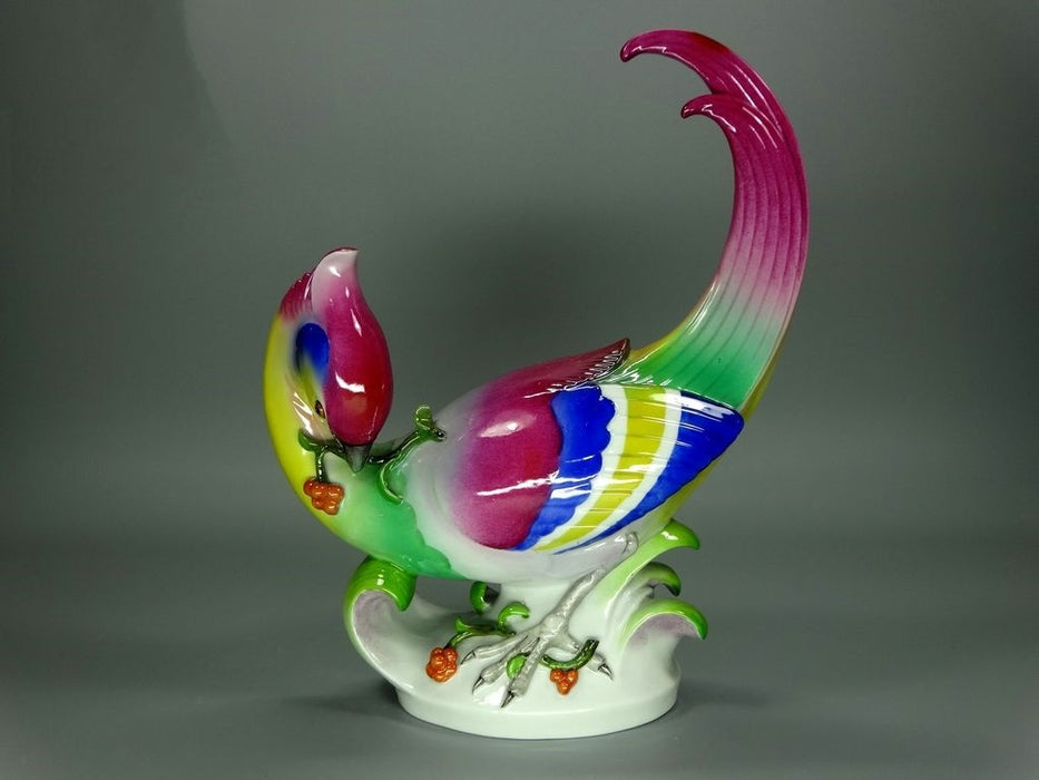 Vintage Wonder Bird Porcelain Figurine Original Kister Alsbach Art Statue Decor #Ru647