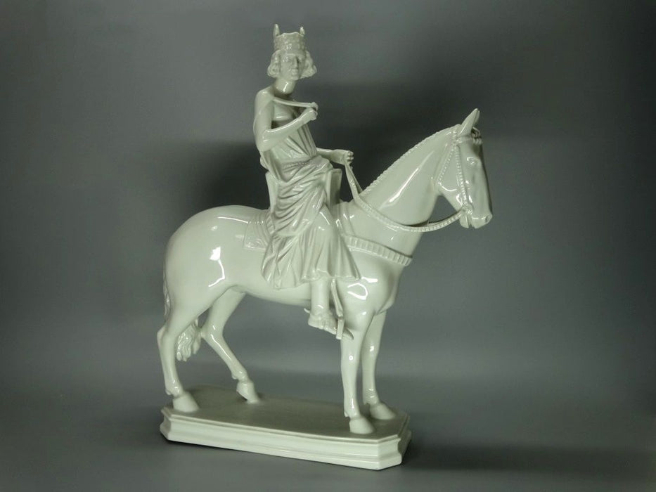 Antique Caesar On Horse Porcelain Figurine Original Rosenthal 20th Art Sculpture Dec #Ru958