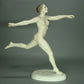 Antique Triple Jump Porcelain Figurine Original Rosenthal Art Sculpture Decor #Ru730