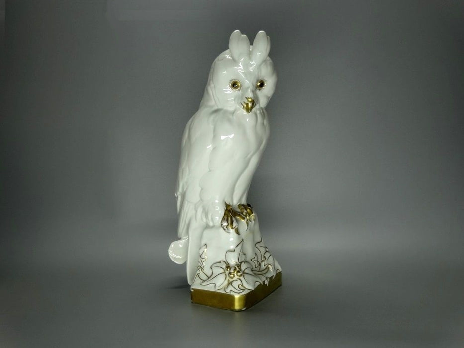 Antique White Owl Original Hutschenreuther Porcelain Figurine Art Sculpture Gift #Ru490
