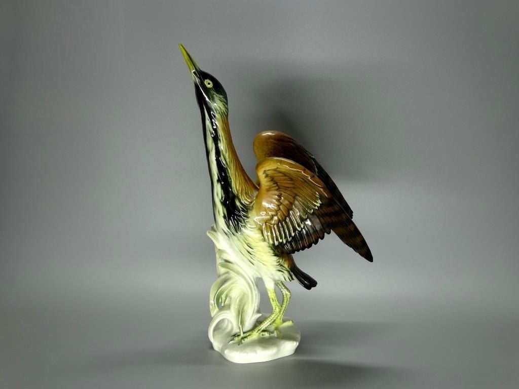 Vintage Cormorant Bird Original KARL ENS Porcelain Figurine Sculpture Decor Gift #Ru453