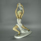 Antique Tambourine Lady Dance Porcelain Figure Kister Alsbach Germany Statue #Ru18