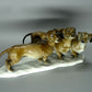 Vintage 3 Dachshunds Dogs Porcelain Ceramic Figure Rosenthal Germany Art Decor#Ru40