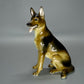 Vintage Shepherd Dog Porcelain Figurine Original Rosenthal Art Sculpture Decor #Ru809