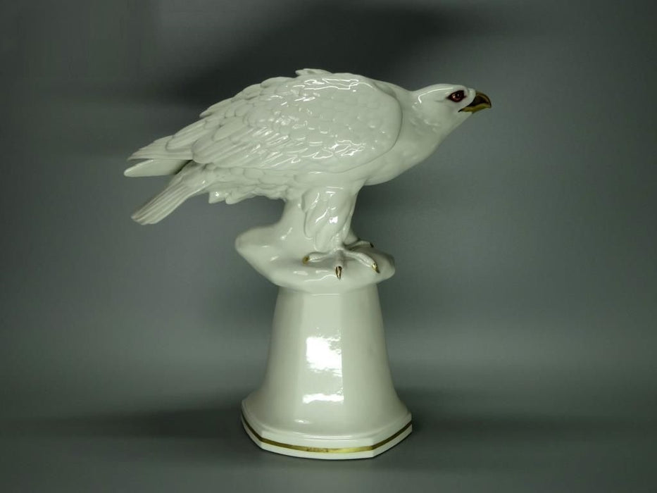 Antique White Golden Eagle Original Katzhutte Porcelain Figurine Art Sculpture #Ru494