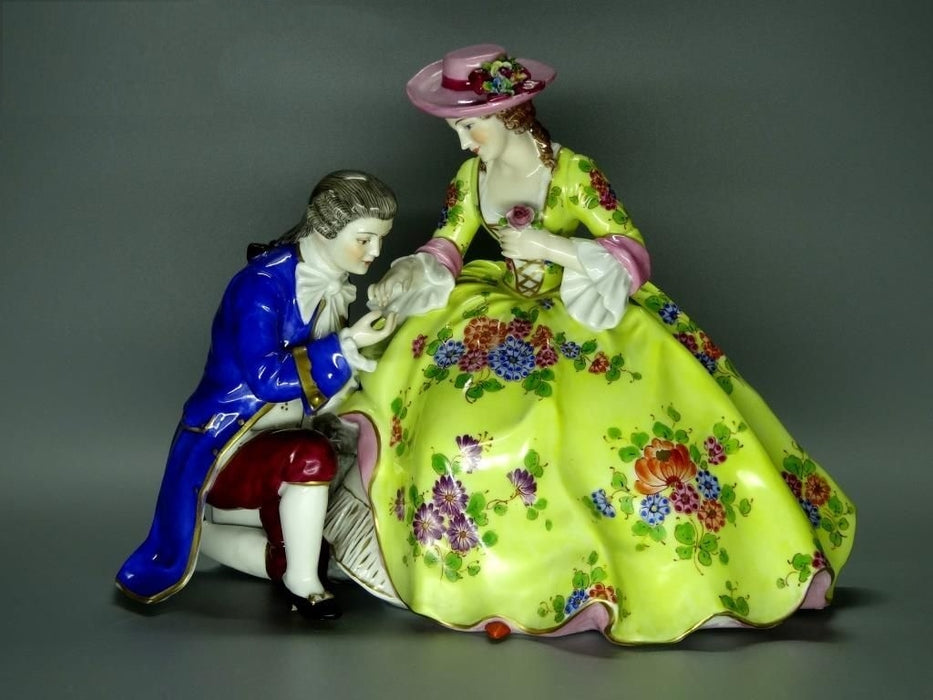 Vintage Love Declaration Original Muller & Co Porcelain Figurine Art Sculpture#Ru428
