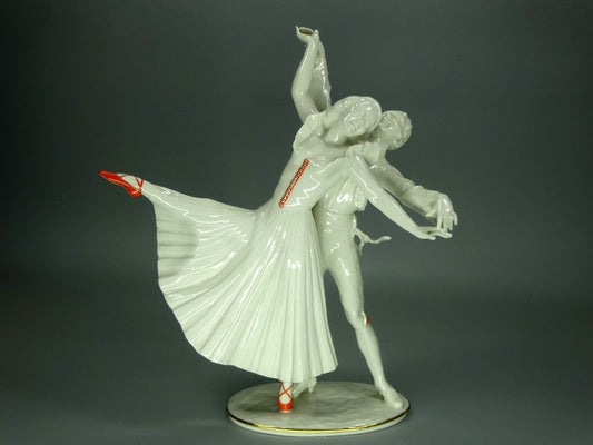 Vintage Tango Dancers Porcelain Figurine Original Hutschenreuther Art Sculpture Decor #Ru807