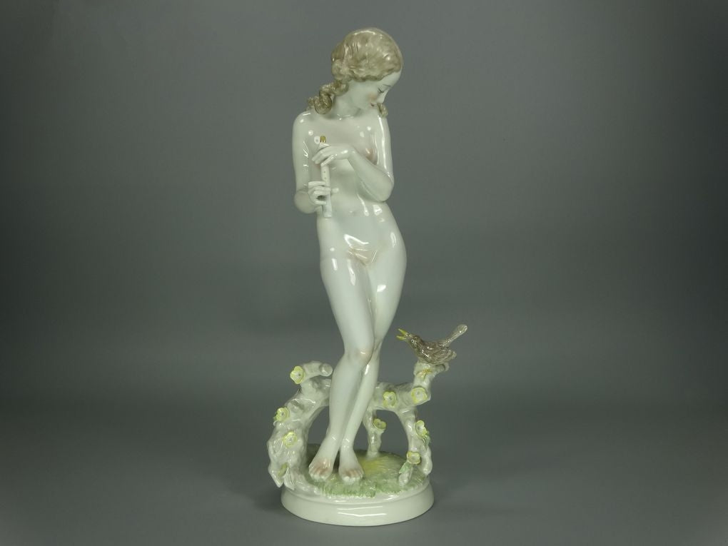 Vintage Forest Nymph Porcelain Figurine Original Hutschenreuther Art Sculpture Decor #Ru786