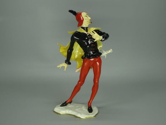 Vintage Mephistopheles Demon Porcelain Figurine Hutschenreuther Art Sculpture #Ru330