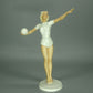 Vintage Volleyball Player Porcelain Figurine Original Schaubach Kunst Sculpture #Ru345