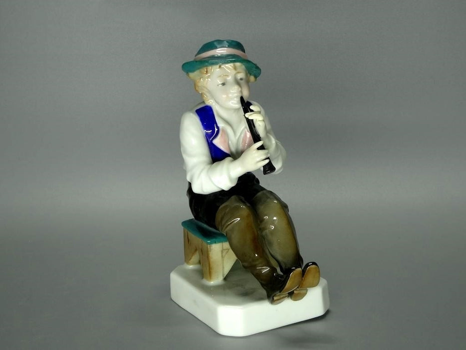 Antique Melody Music Player Porcelain Figurine Karl Ens Germany Sculpture Decor #Ru114