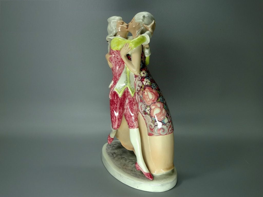 Vintage Flight Of Love Original Goldscheider Porcelain Figurine Art Sculpture #Ru296