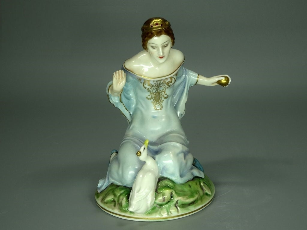 Vintage Princess & Duck Original Rosenthal Porcelain Figurine Art Statue Decor #Ru538