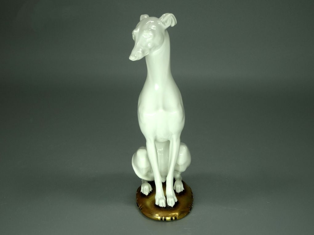 Antique Levretka Dog Porcelain Figurine Original Rosenthal Art Sculpture Decor #Ru733