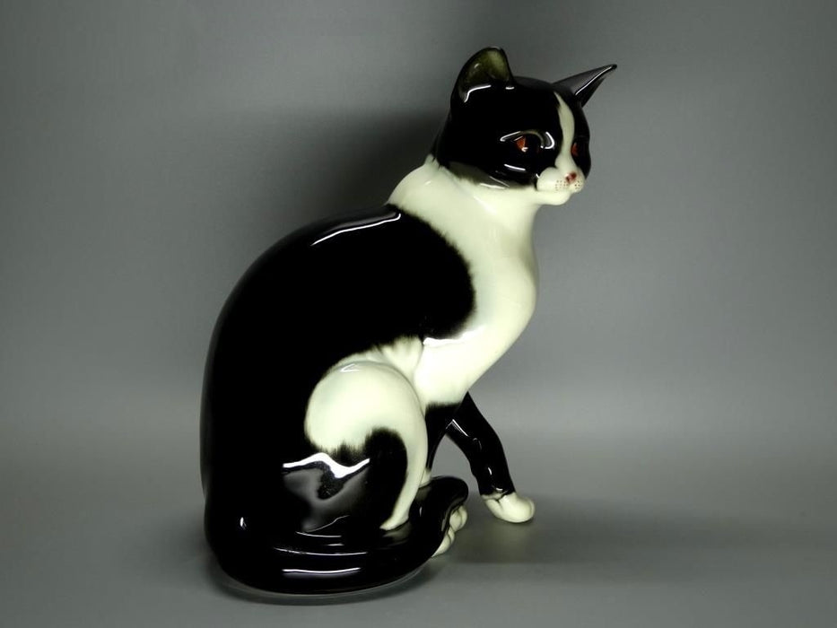 Vintage Porcelain Cute Cat Figure Goebel Germany 1955-75 Ceramic Art Decor #Ru52