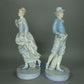 Antique Couple On Skates Porcelain Figurine Original France 19th Art Sculpture Decor #Ru772