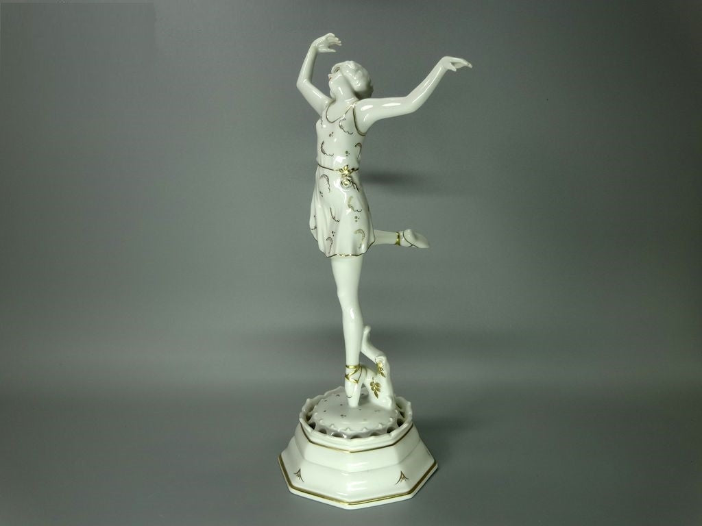 Antique Grace Ballerina Porcelain Figure Rosenthal Original Art Sculpture Decor #Ru172