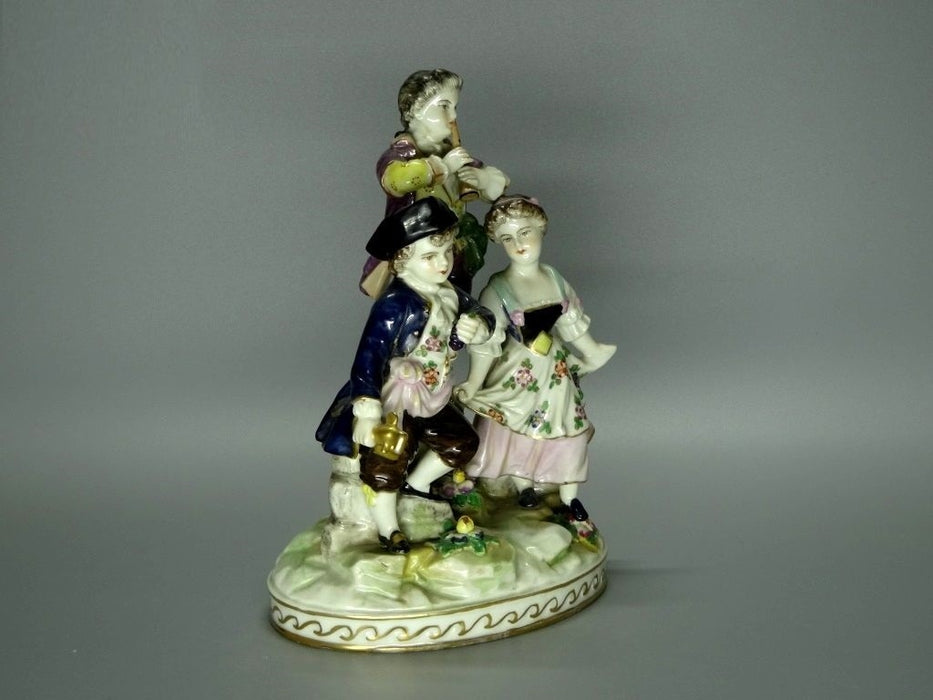 Antique Music Band Original VOLKSTEDT Porcelain Figure Art Sculpture Decor Gift #Ru525