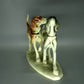 Vintage Pair Hounds Dog Porcelain Figurine Katzhutte Germany Art Sculpture Decor #Ru115