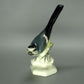 Antique Porcelain Wagtail Bird Figurine Volkstedt Germany Art Decor Sculpture #P