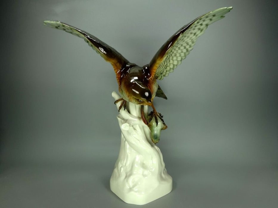 Antique Hunter Bird Porcelain Figurine Original Schwarzburger Art Sculpture Decor #Ru773