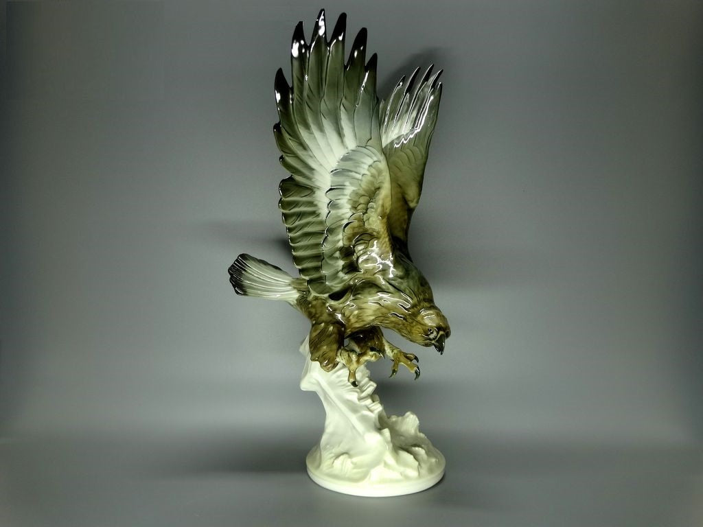 Vintage Eagle Bird Original Hutschenreuther Porcelain Figure Art Sculpture Decor #Ru294