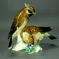 Vintage Pair Of Waxwings Birds Original KARL ENS Porcelain Figurine Statue Decor #Ru570