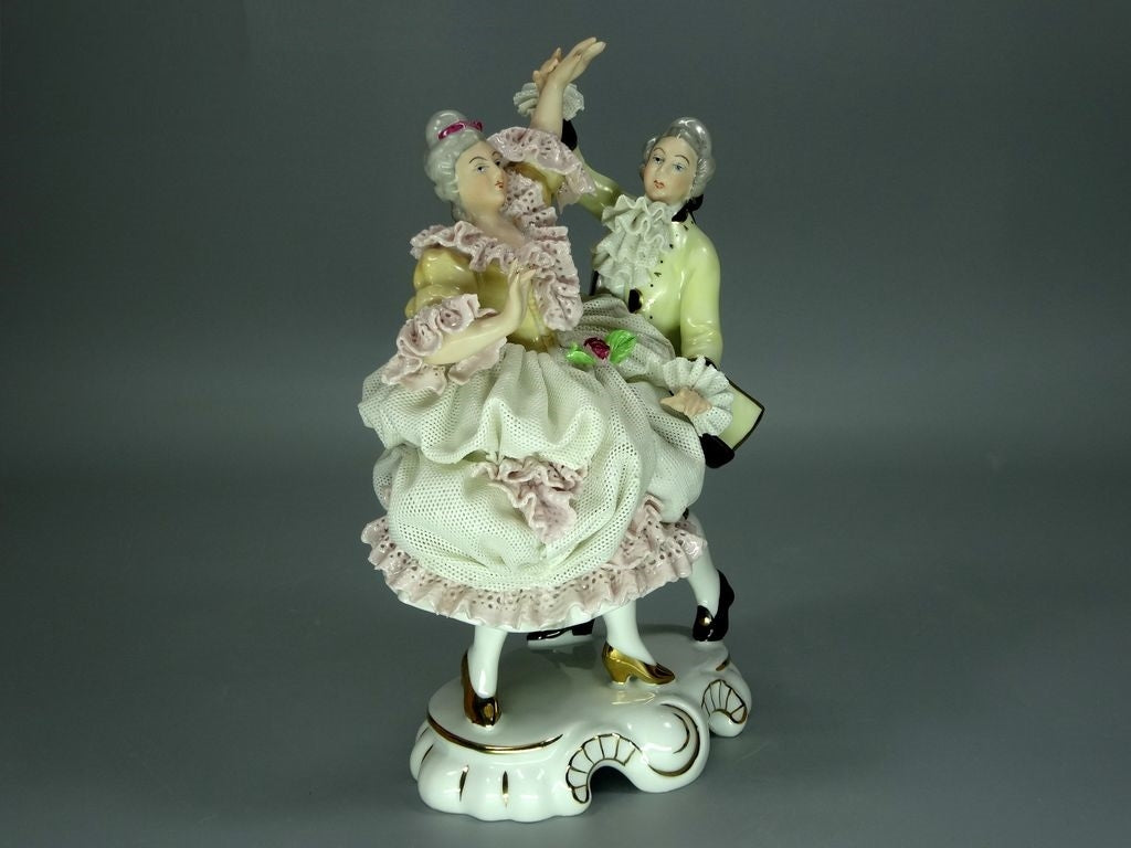Vintage Ballroom Dancing Original Gerold & Co Porcelain Figure Statue Art Decor #Ru590