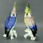 Vintage Pair Cockatoo Parrot Porcelain Figurine Karl Ens Germany Decor #Ru106