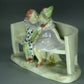 Antique The Kiss Porcelain Figurine Original Muller&Co 20th Art Sculpture Dec #Ru894