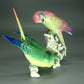 Antique Budgerigars Birds Porcelain Figurine Original KARL ENS 20h Art Sculpture Dec #Ru927