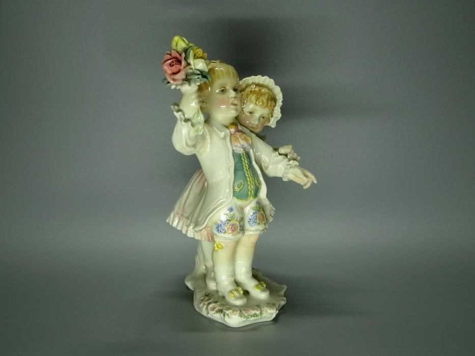 Vintage Bouquet Of Roses Original KARL ENS Porcelain Figurine Art Sculpture Gift #Ru489