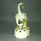 Vintage Pair of Herons Porcelain Figurine Original Behschezer 20th Art Sculpture Dec #Ru897