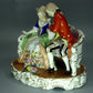 Antique Recognition Porcelain Figurine Original Ernst Bohne & Söhne Art Decor #Ru659