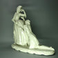 Antique White Forgiveness Porcelain Figurine Original Schwarzburger Sculpture #Ru376