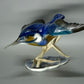 Vintage Kingfisher Bird Porcelain Figure Rosenthal Original Art Sculpture Decor #Ru170