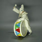Vintage Clown & Drum Original Hutschenreuther Porcelain Figure Art Statue Decor #Ru530