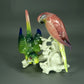 Antique Budgerigars Birds Porcelain Figurine Original KARL ENS Art Statue Decor #Ru650