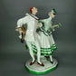 Antique Carnival Couple Porcelain Figurine Original Fraureuth Art Sculpture Decor #Ru674