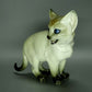 Vintage Siamese Cute Cat Porcelain Figure Hutschenreuther Germany 1965 Art Decor #Ru54
