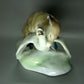 Antique Original Metzler & Ortloff Fox Hunting Porcelain Figurine Art Sculpture #Ru288
