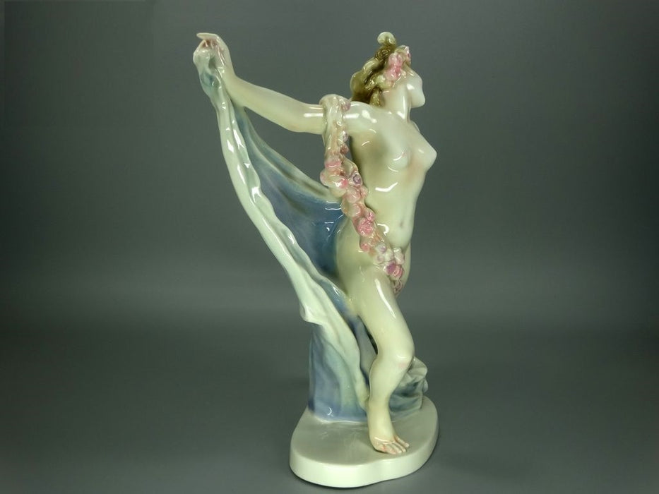 Antique Nude shy Beauty Lady Original KARL ENS Porcelain Figure Art Statue Decor #Ru587
