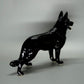 Vintage Black Sheepdog Porcelain Ceramic Dog Figure Nagae Togyou Japan Art Decor #Ru59